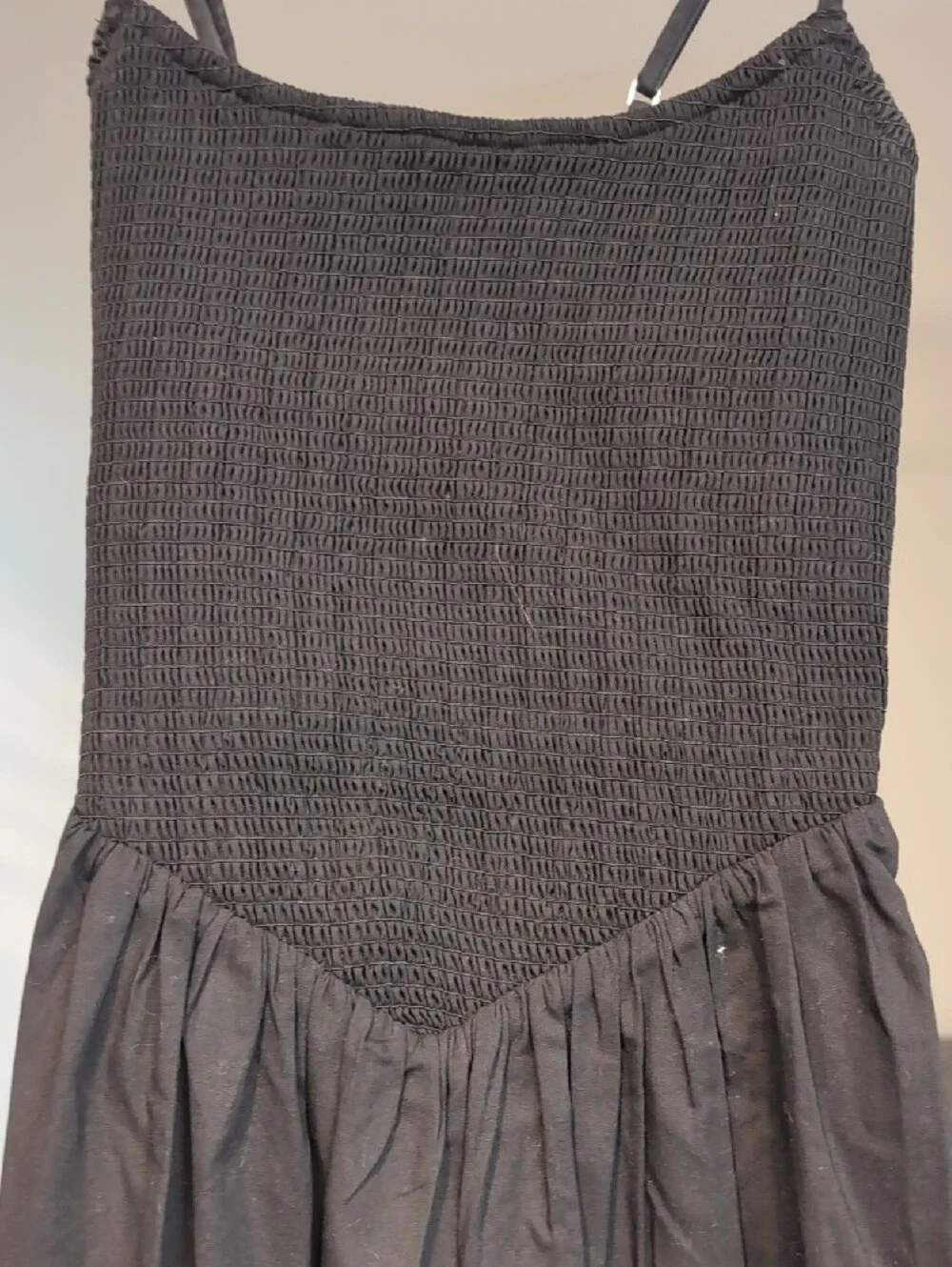 Abercrombie & Fitch Black Spaghetti-Strap Maxi Dress